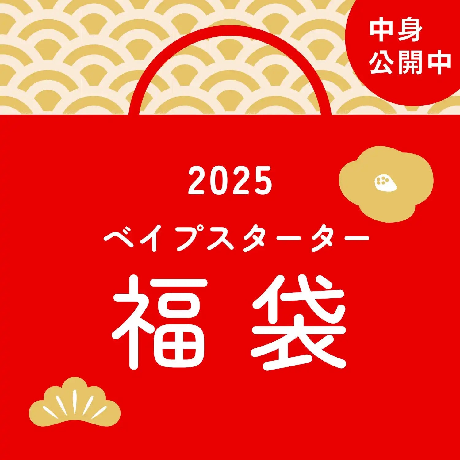 ベイプスターター福袋（選べる5種の5%リキッド）