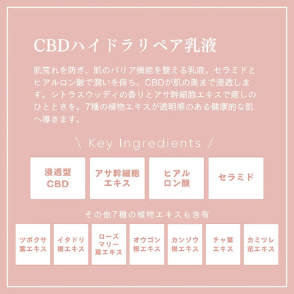 CBDハイドラリペア スキンケアセット