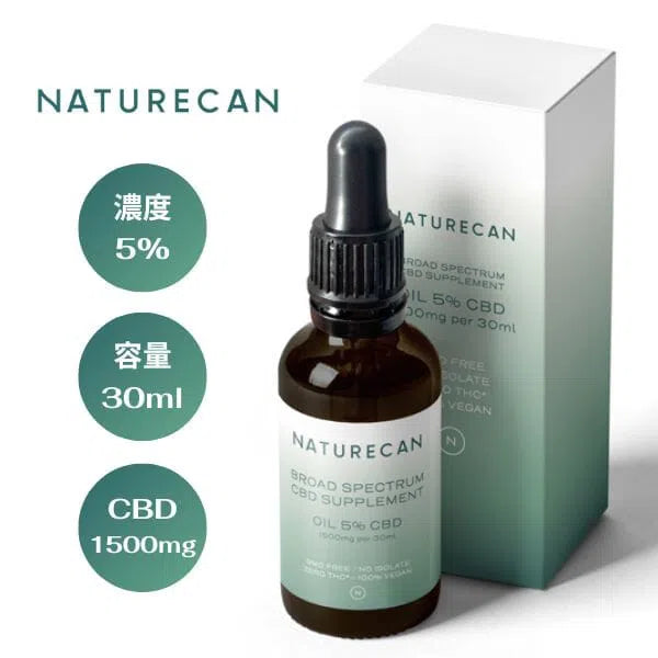 低価格&高品質な5%CBDオイル - Naturecan ネイチャーカン