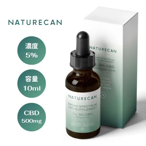 低価格&高品質な5%CBDオイル - Naturecan ネイチャーカン